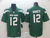 Nike Jets 12 Joe Namath Green 2019 Vapor Untouchable Limited Jersey,baseball caps,new era cap wholesale,wholesale hats